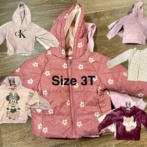 Pink Floral Hooded Jacket for Kids